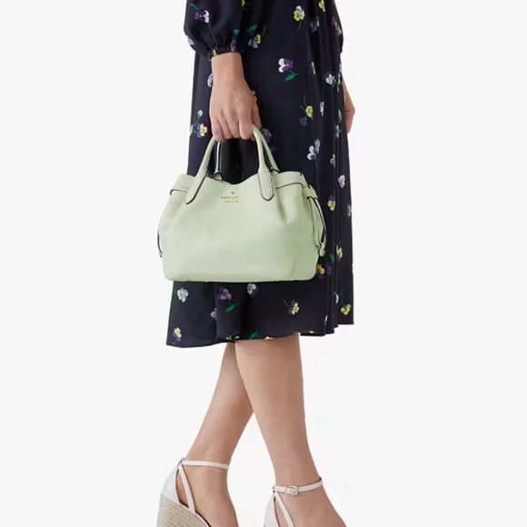 Kate Spade Dumpling Small Satchel (Light Olive) NWT - Picture 2 of 8